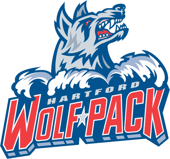 Hartford Wolf Pack 1997-2010 Primary Logo vinyl decal